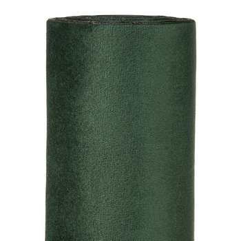 Piovaccari Chic Velvet Roll Dark Green 48x180 cm – Chemin de table élégant en velours vert foncé pour décorations de Noël et décoration d'intérieur