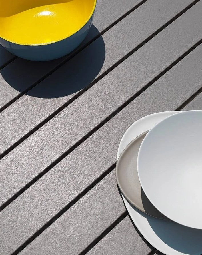 nardi nardi tavolo alloro 140 extensible 140 210 x 100 cm h 73 cm tortora piedini bianco ean 8010352829428