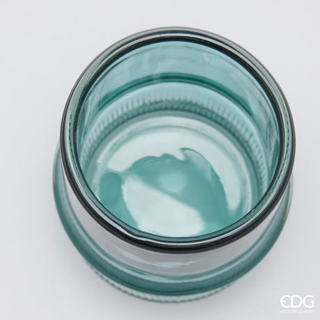 EDG Enzo De Gasperi Portacandela ad Anello Green Mix H8 Ø7 cm – Decorazione di Natale