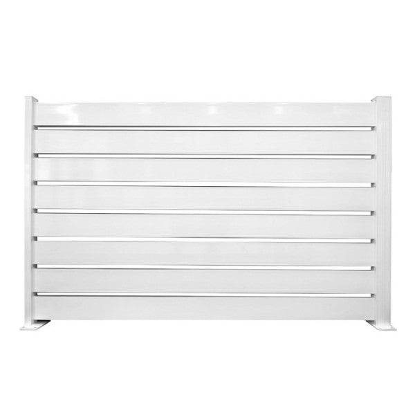 Clôture Miami L'Arcolaio Set 4 Lames Blanches Brillant Extérieur