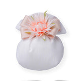 Créations pour Enzo Sacchetto Bombonière Porte-Confettis Canettes Blanc 13x14 cm Cf 10 pz
