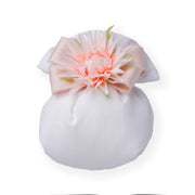 Créations pour Enzo Sacchetto Bombonière Porte-Confettis Canettes Blanc 13x14 cm Cf 10 pz