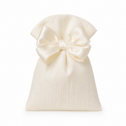 Créations pour Enzo Sacchetto Bomboniera Porte-Confettis Canette Crème 12x9 cm Cf 10 pz