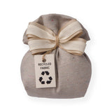 Creazioni per Enzo Sachet de Bombonière Porte-Dragées Mulès Lisse Recyclé 13x14 cm Colis 10 pcs