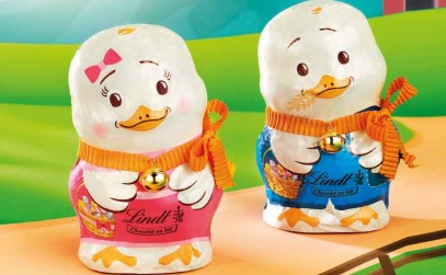 Lindt Pulcino Boy &amp; Girl Milk 100 g 1 pièce