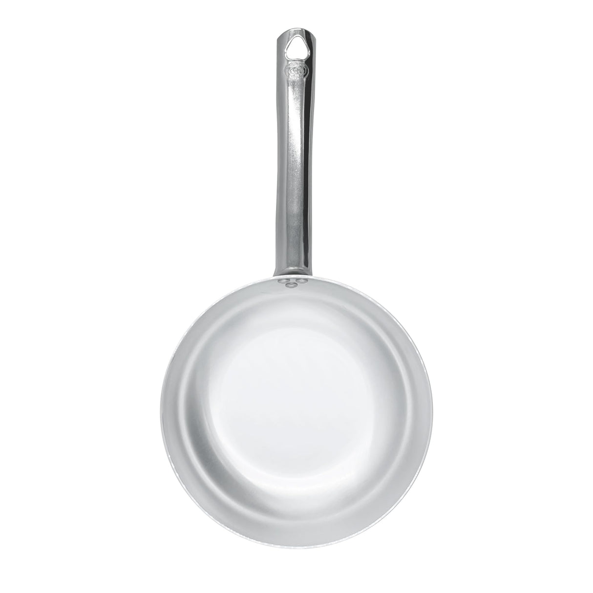AGNELLI Sauteuse évasée haute Aluminium avec 1 queue Inox D 28 Cm