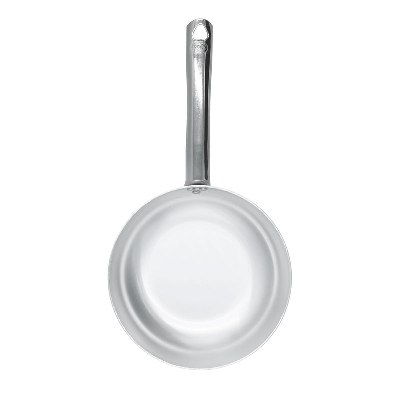 AGNELLI Sauteuse évasée haute Aluminium avec 1 queue Inox D 28 Cm