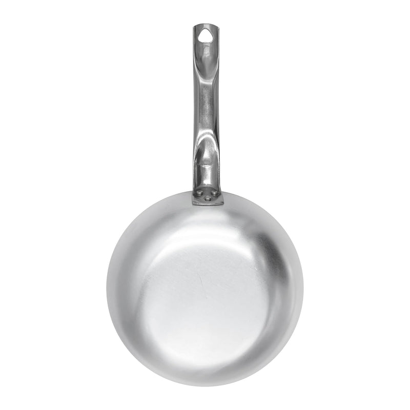 AGNELLI Poêle évasée haute aluminium 1 anse inox D 40 cm