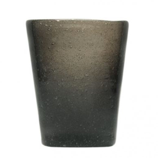 Zani Serafino Verre à eau Memento Glass Noir Transparent 30cl