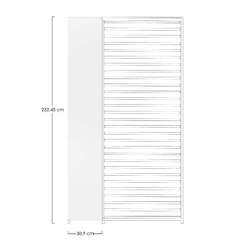 Panneau Vertical Pergola Ocean Bizzotto 232,45 x 30,9 cm Blanc