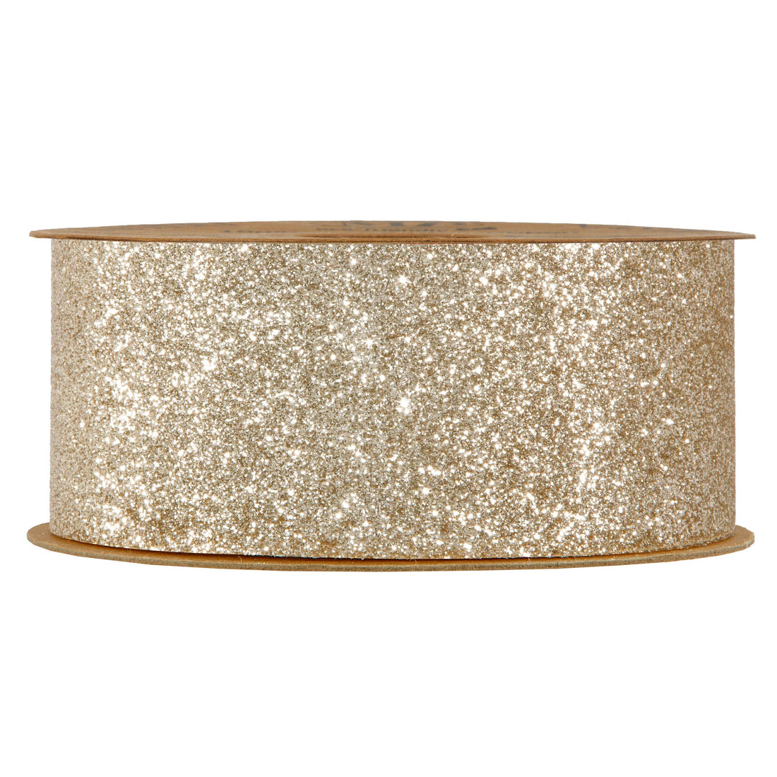 Piovaccari Ruban Desirée Champagne 40 mm x 10 m – Ruban décoratif de Noël pour sapin de Noël, nœuds et emballages cadeaux