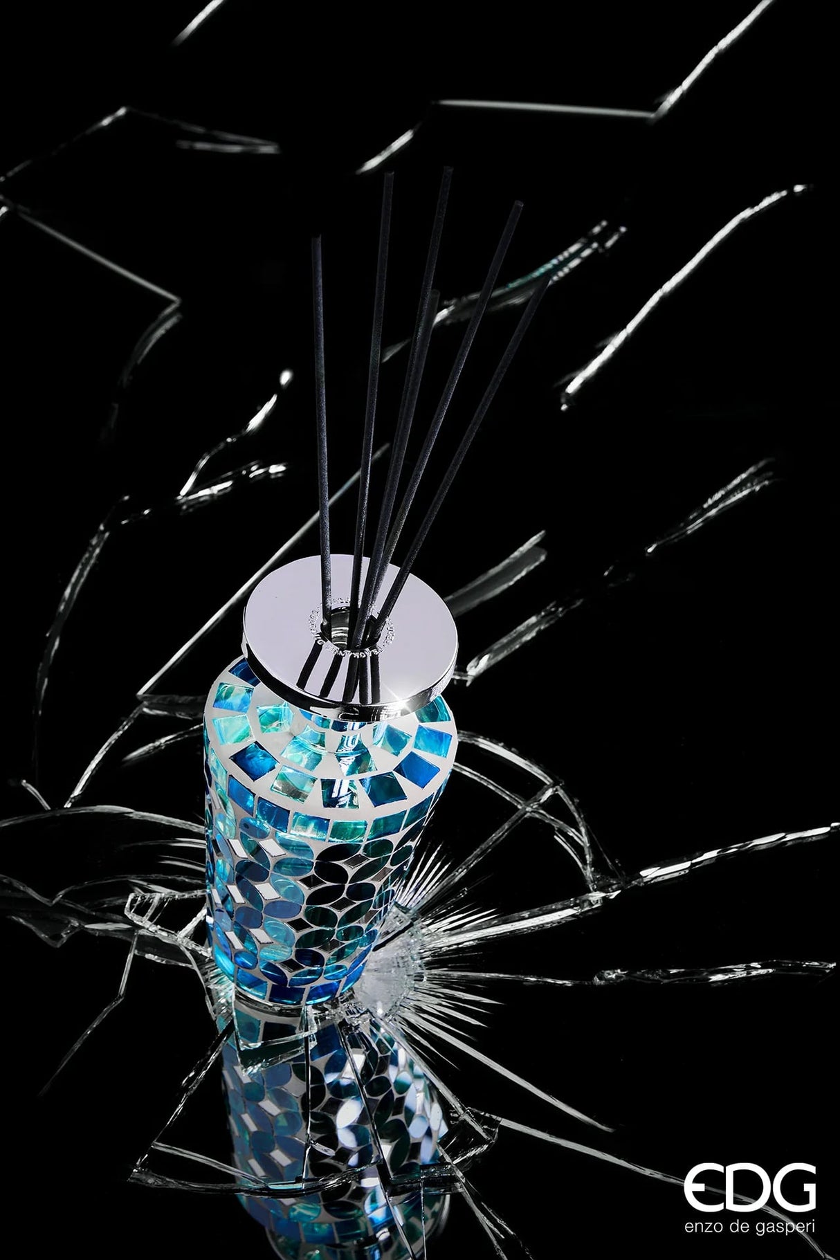 edg enzo de gasperi edg enzo de gasperi profumatore bottiglia agadir 1 000 ml h 24 cm d 13 cm foresta nera ean 8059824465450