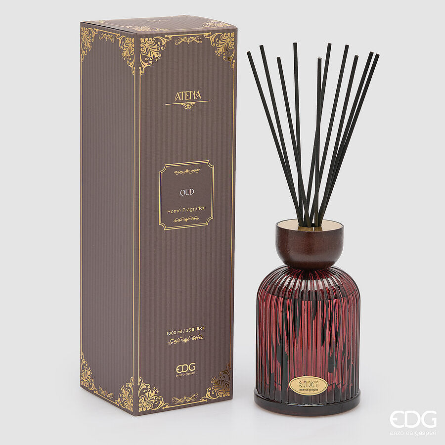 EDG Enzo De Gasperi Profumatore Bottiglia Atena Oud H20 Ø11 cm – Profumo per Ambiente