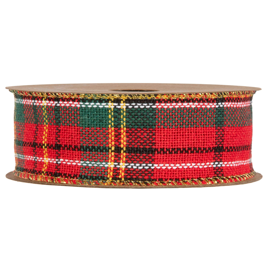 Piovaccari Ruban Aberdeen Rouge 40 mm x 10 m – Ruban Décoratif de Noël pour Sapin de Noël, Nœuds, Paquets Cadeaux et Décorations de Noël