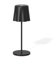 Lampe de table LED rechargeable Fade Aladina (H 30 cm, P 11 cm), sans fil, à intensité variable, noire