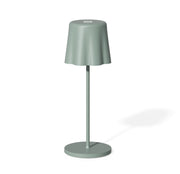 Lampe de table LED rechargeable Fade Aladina H 30 cm P 11 cm Sans fil Dimmable Sauge