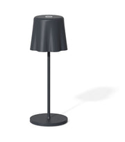 Lampe de table LED rechargeable Fade Aladina H 30 cm P 11 cm Sans fil Dimmable Anthracite