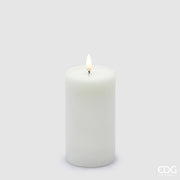 Bougie LED Lounge EDG Enzo De Gasperi Moccolo H 13 cm P 7,5 cm Blanc