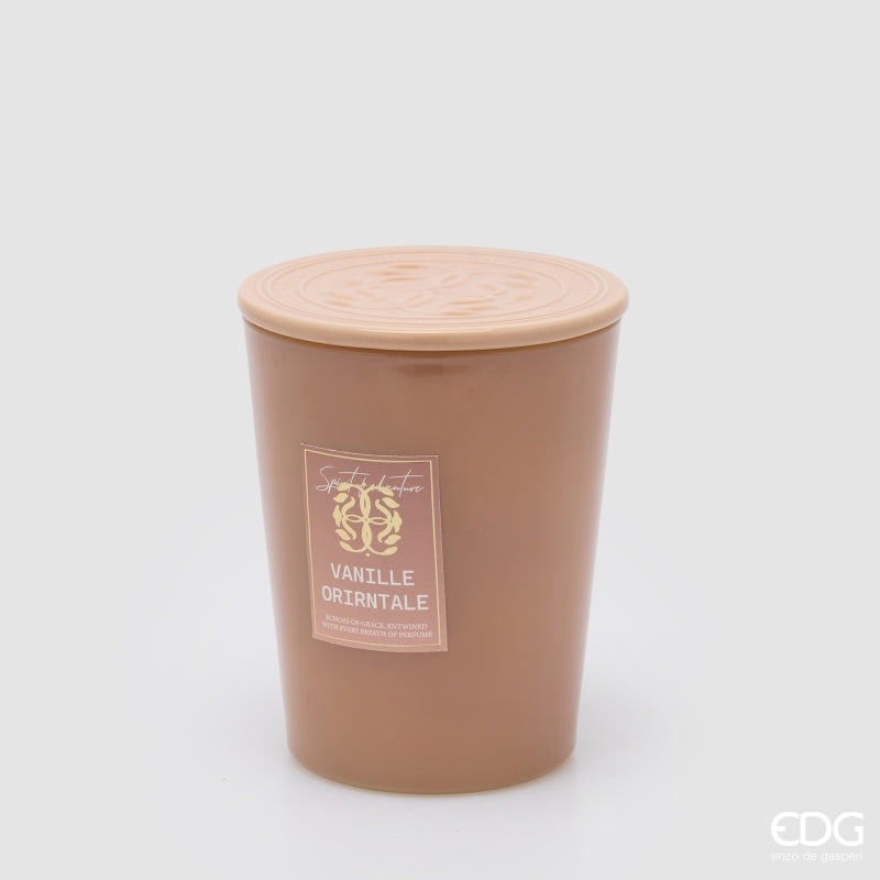 EDG Enzo De Gasperi Bougie Symbol Parfumée Cardamom Snaps H16 Ø13 cm – Idée Cadeau Noël