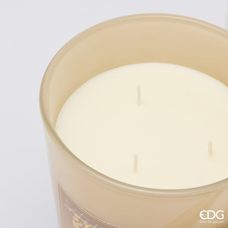 EDG Enzo De Gasperi Bougie Symbol Parfumée White Musk H16 Ø13 cm – Idée Cadeau Noël