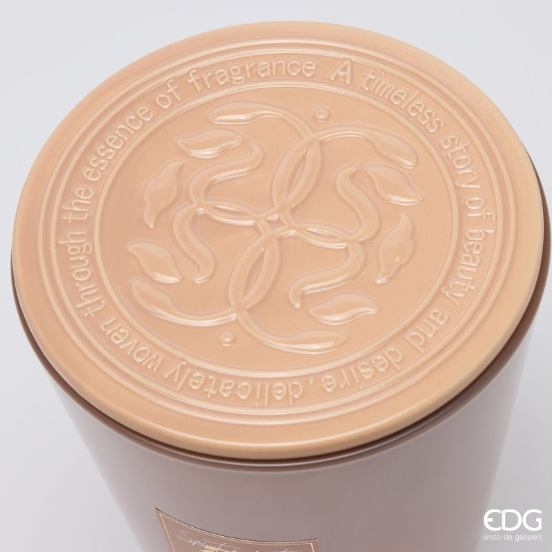 EDG Enzo De Gasperi Bougie Symbol Parfumée Cardamom Snaps H23 Ø18,5 cm – Idée Cadeau Noël