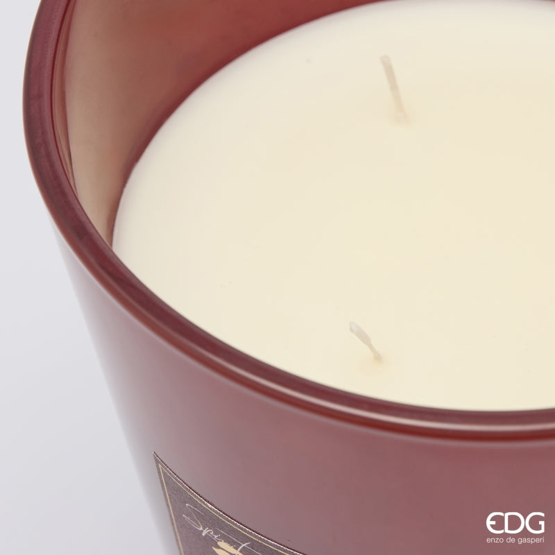 EDG Enzo De Gasperi Bougie Symbol Parfumée Honeyed Apple Cider H23 Ø18,5 cm – Idée Cadeau Noël