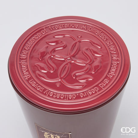 EDG Enzo De Gasperi Bougie Symbol Parfumée Honeyed Apple Cider H23 Ø18,5 cm – Idée Cadeau Noël