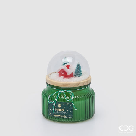 EDG Enzo De Gasperi Bougie Dôme Parfumée Cardamom Snaps H12,5 Ø10 cm – Décoration de Noël