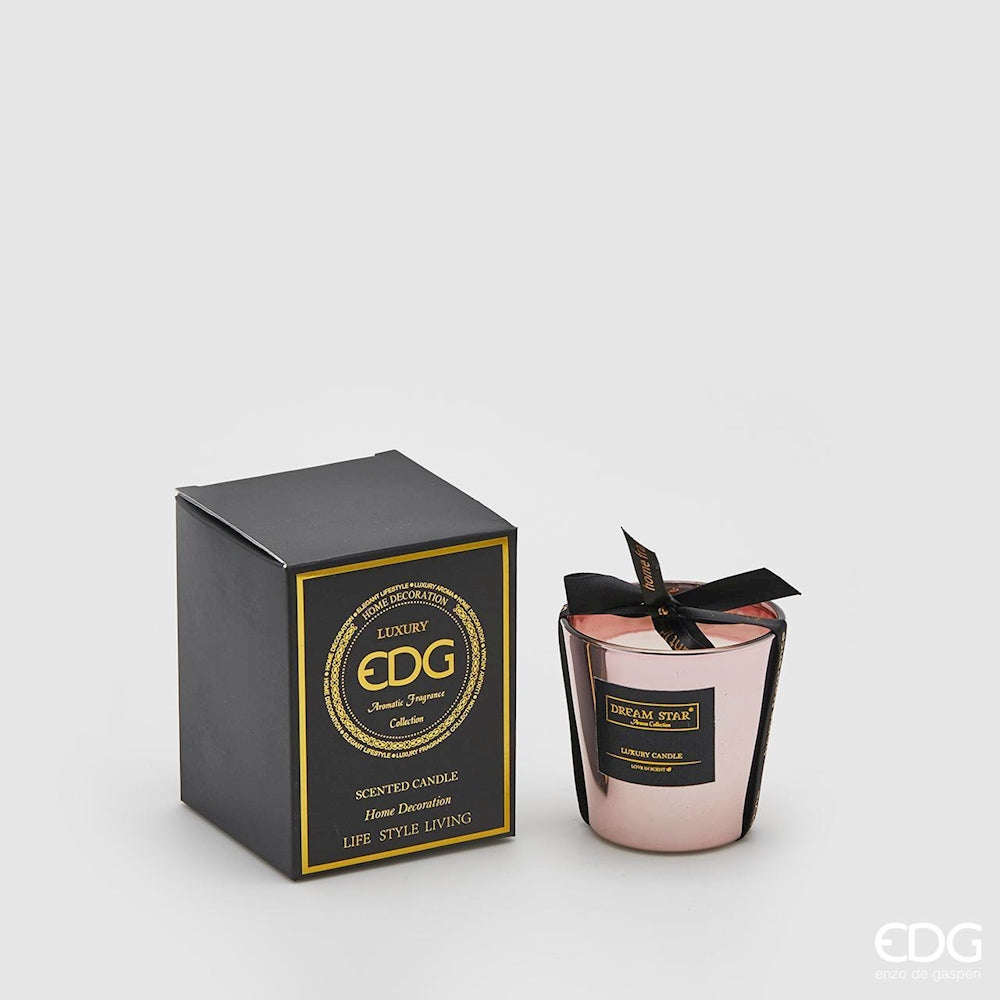 Bougie parfumée miroir EDG Enzo De Gasperi H7,5 D7,5 Roses