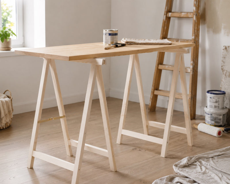 Le Chevalet Pliable L'Arcolaio en Bois Sapin 75x75 cm