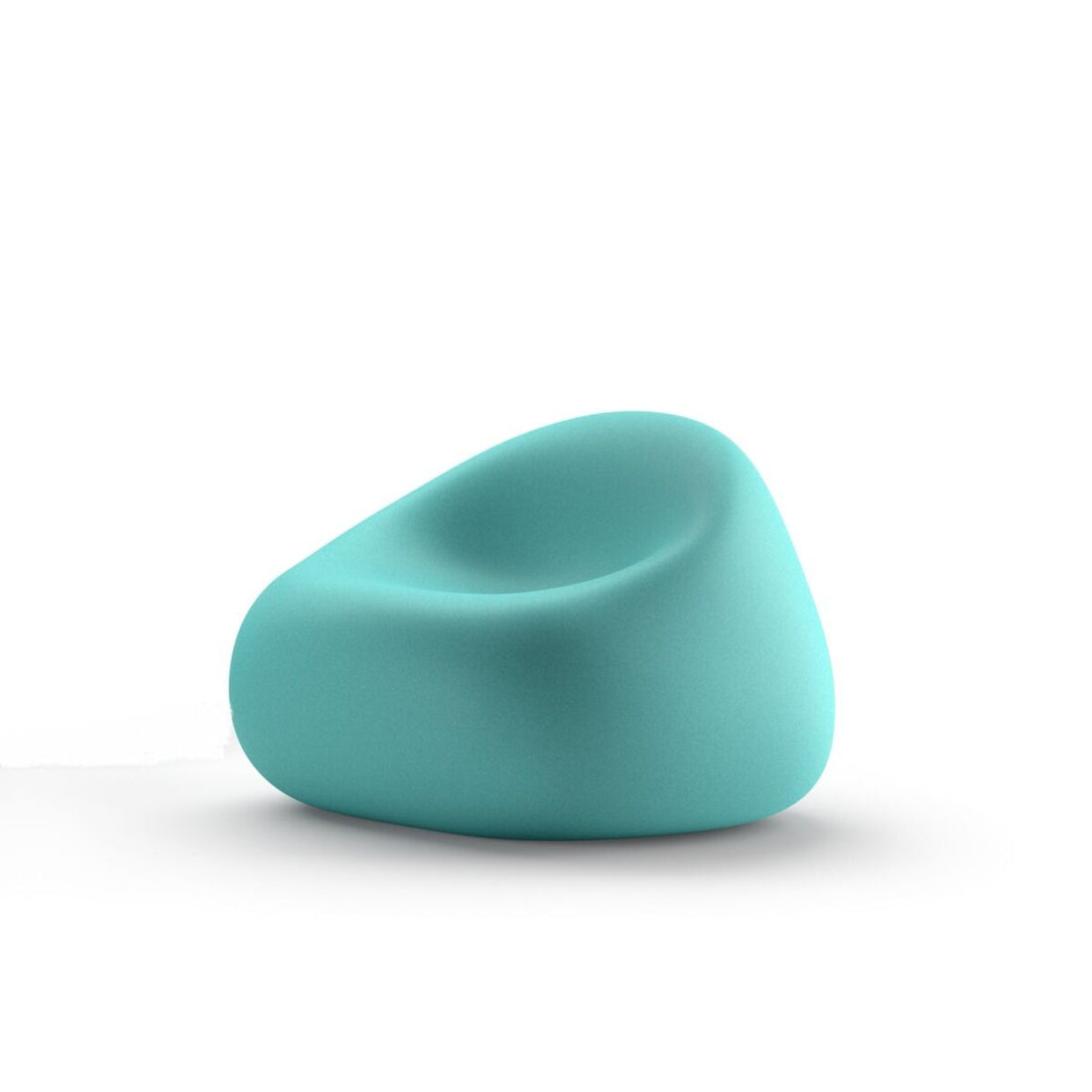 Plust Fauteuil Gumball Aquamarine Polyéthylène Intérieur Extérieur