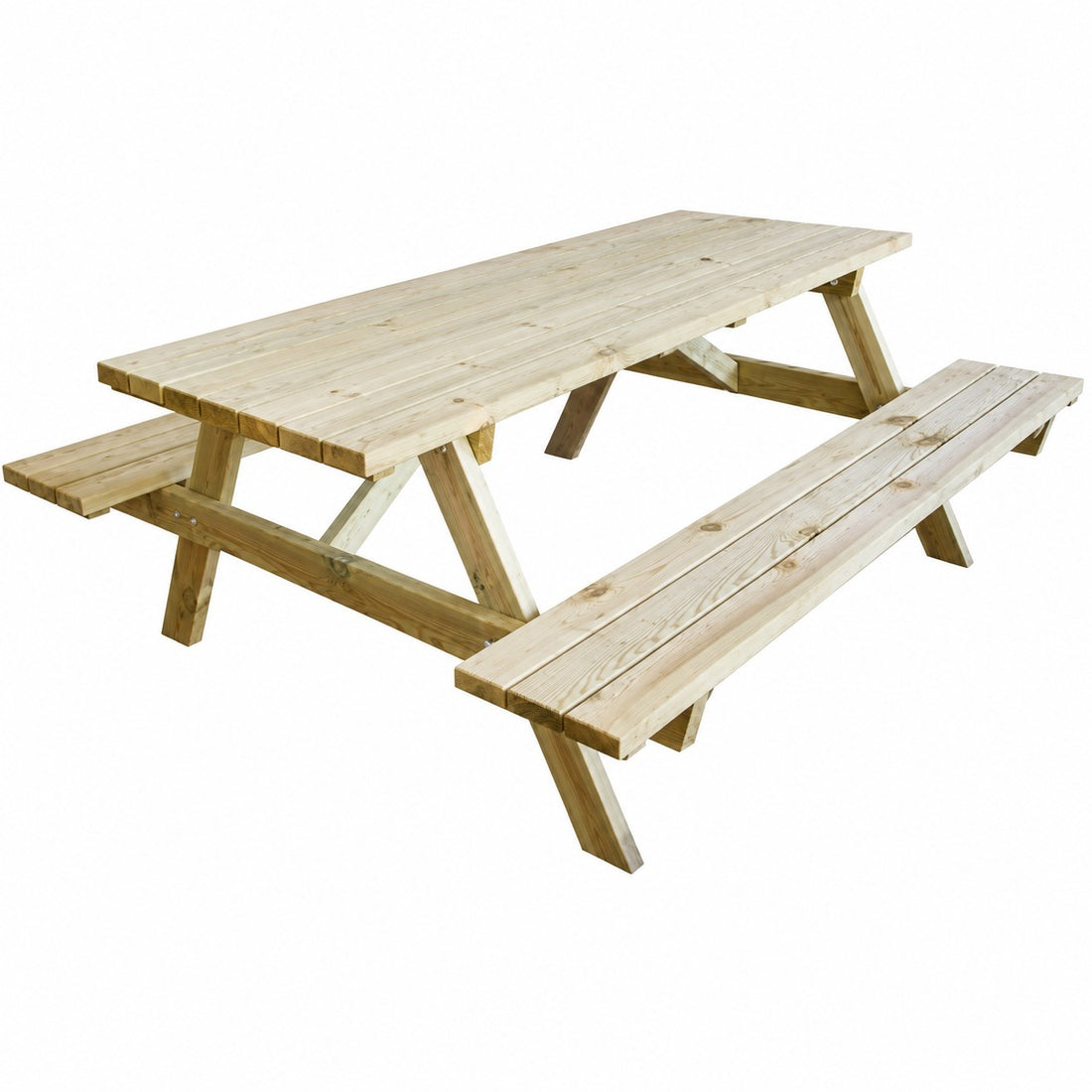 Ensemble Picnic L'Arcolaio Table 180x160x70 Cm en Bois