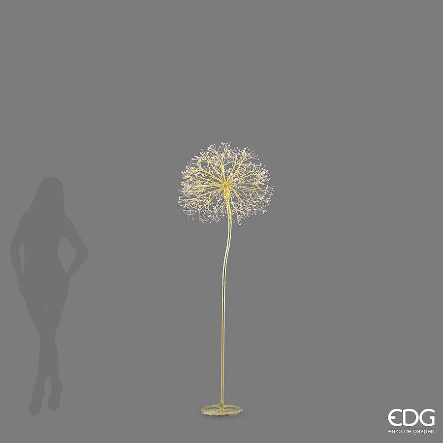 EDG Enzo De Gasperi Décoration Pissenlit Lumineux 912 LED H180 cm Or – Décoration de Noël