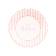 Assiettes Givi New Liberty My Baptism D 21 cm Lot 8 pièces Rose