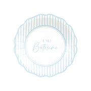 Assiettes Givi New Liberty My Baptism D 21 cm Lot 8 pièces Bleu