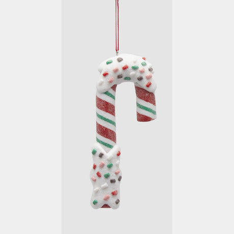 EDG Enzo De Gasperi Décoration de Noël Candy Cane H13,3 cm Ass. 1 pcs – Décoration pour Sapin de Noël