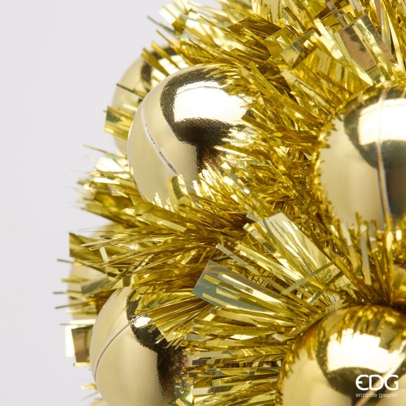 EDG Enzo De Gasperi Boule de Noël Gold Ø20 cm – Décoration de Noël