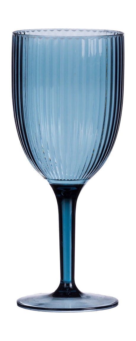 regalo italiano regalo italiano calice vino plastica pangar ass d 8 cm h 20 cm grigio blu o porpora 1 pz ean 8021785673670