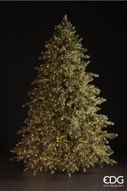 Sapin de Noël EDG Enzo De Gasperi Silver Pine, 4 000 LED, H 210 cm, D 149 cm, IP 44