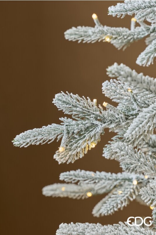 EDG Enzo De Gasperi Pino Cortina Innevato 2500 MiniLED H210 cm IP20 – Albero di Natale Luminoso