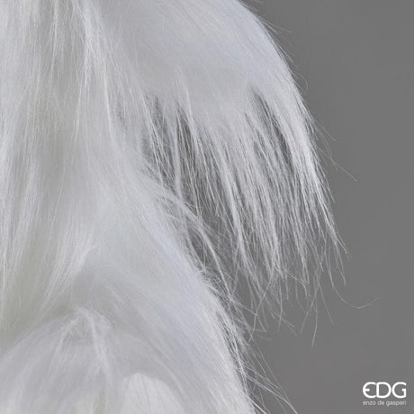 EDG Enzo De Gasperi Pino Furry Blanc H150 Ø90 cm – Sapin de Noël Blanc