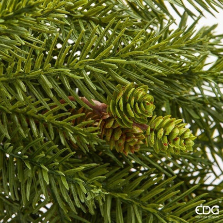 EDG Enzo De Gasperi Corona di Pino con Pigne Green Ø56 cm – Decorazione Artificiale di Natale