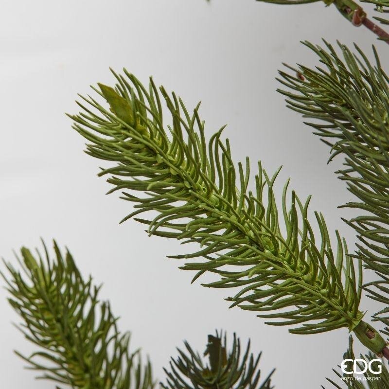 EDG Enzo De Gasperi Festone di Pino con Pigne Green L180 cm – Decorazione Artificiale di Natale