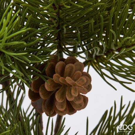 EDG Enzo De Gasperi Branche de Pin avec Pommes de Pin H65 cm Vert – Décoration de Noël
