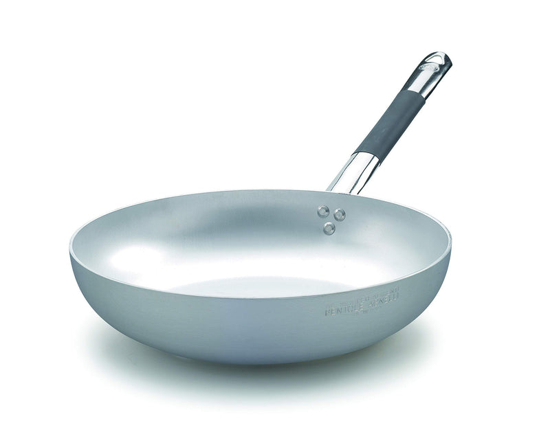 AGNELLI Poêle Évasée Haute Aluminium Fond Induction D 36 cm