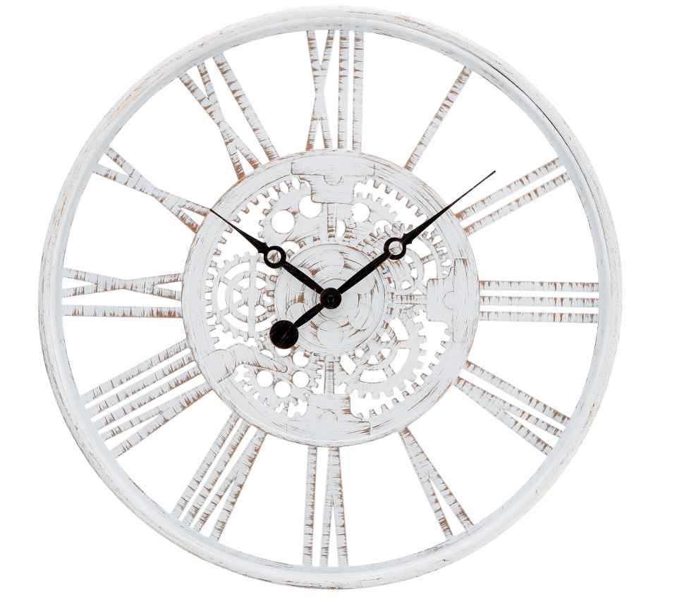 regalo italiano regalo italiano orologio da parete d 51 cm ass plastica bianco grigio nero 1 pz ean 8021785728554