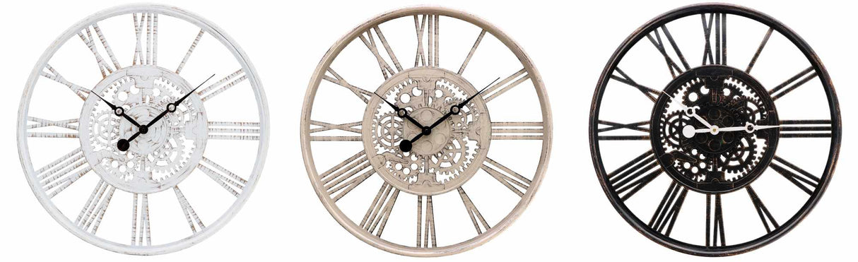 regalo italiano regalo italiano orologio da parete d 51 cm ass plastica bianco grigio nero 1 pz ean 8021785728554