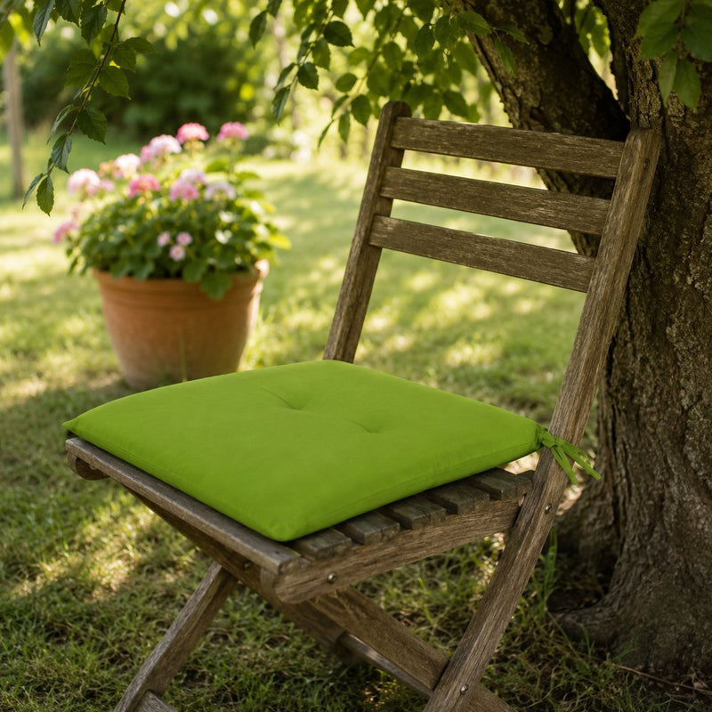 Coussin Antimacchia L'Arcolaio pour Chaise Vert 40x40 cm