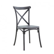 Chaise L'Arcolaio Cross Campagnola Tortora - Polypropylène Résistant
