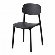 Chaise L'Arcolaio Francy en Polypropylène Noir